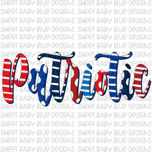 Patriotic- PNG file- Digital Download