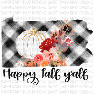 Pennsylvania Happy Fall y'all- Fall- PNG file- Digital Download