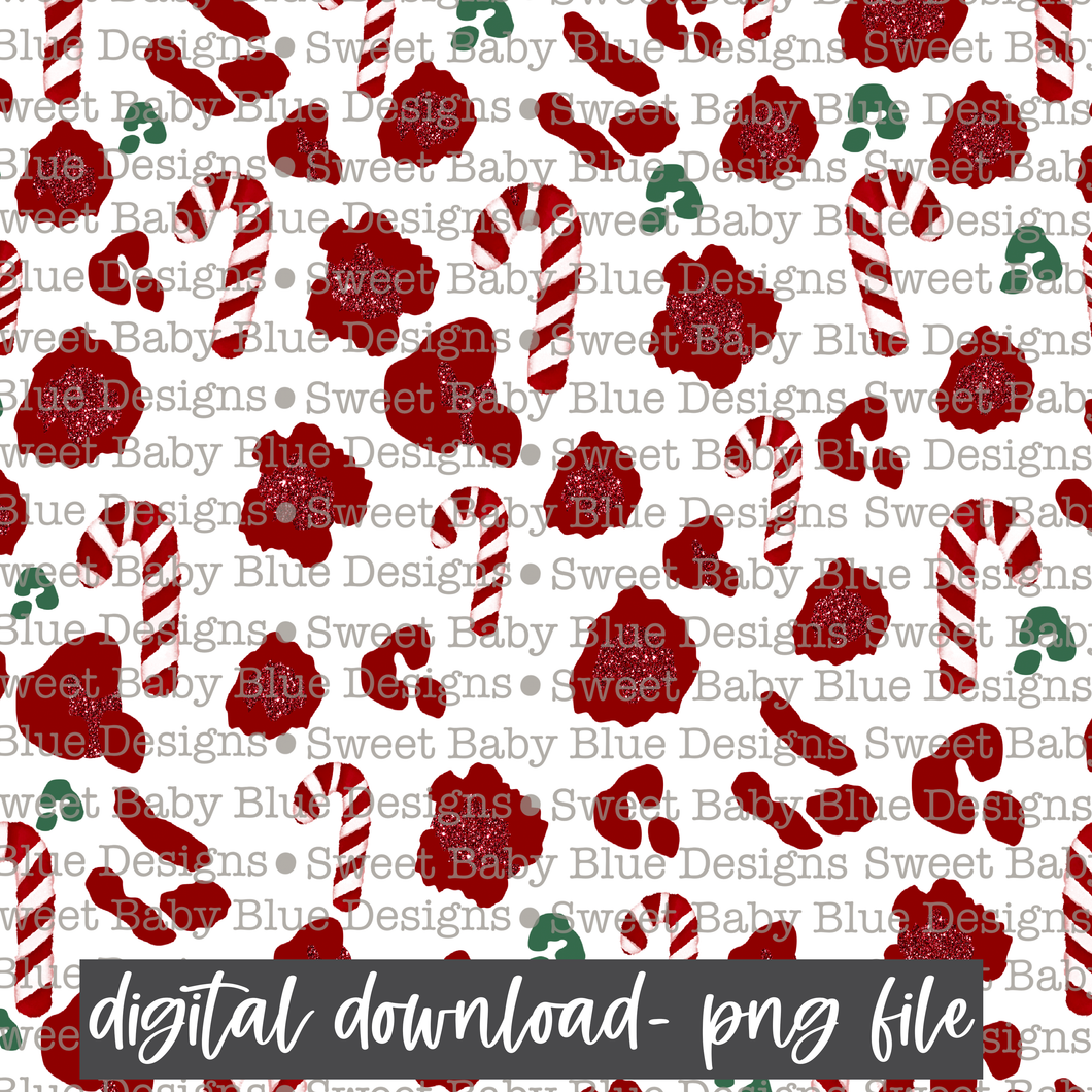 Peppermint digital paper- Christmas- Digital paper -  PNG file- Digital Download