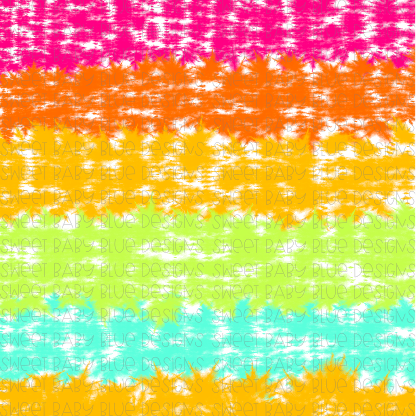 Tie-Dye- Stripe- Multicolor- Digital Paper- PNG file- Digital Download