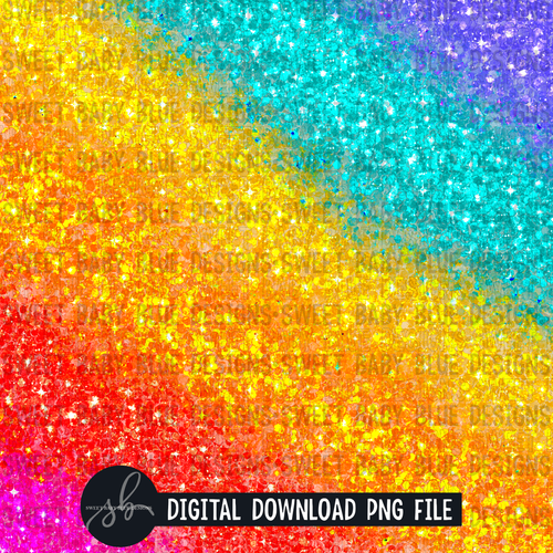 Rainbow sequin Digital paper- Digital paper- 2022- PNG file- Digital Download