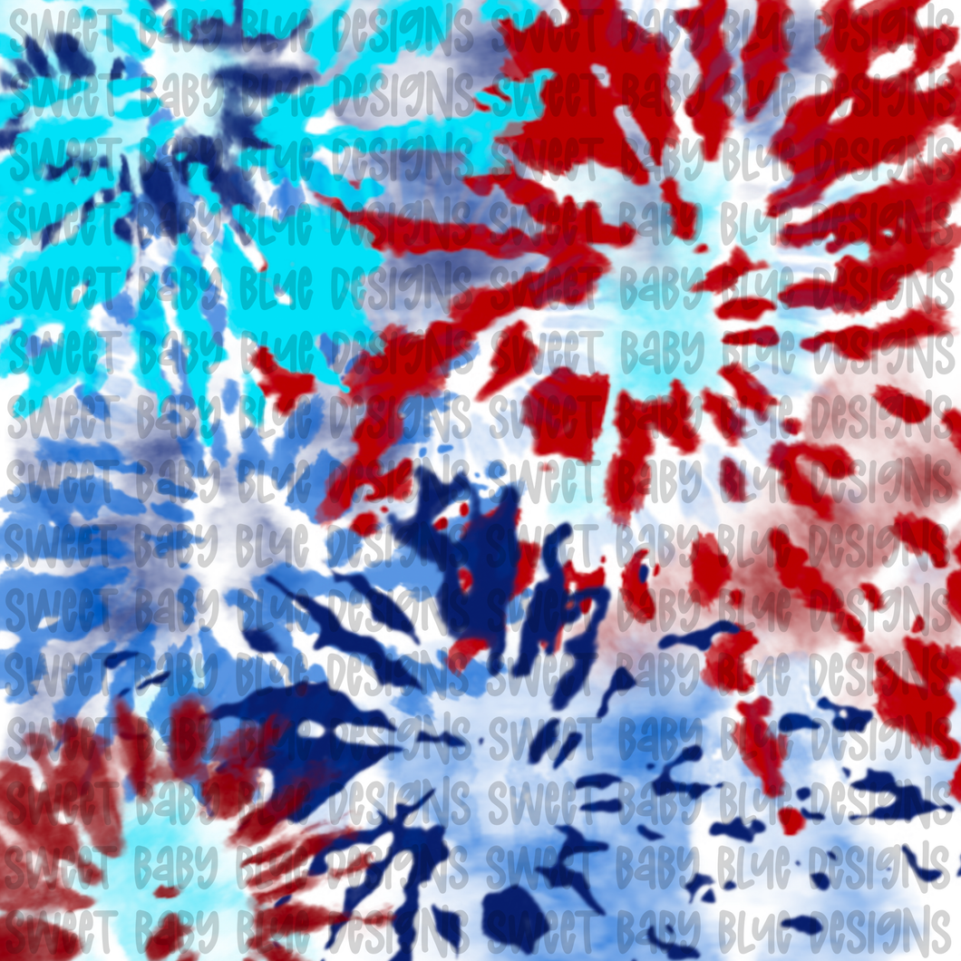 Red white and blue Firework- digital paper- PNG file- Digital Download