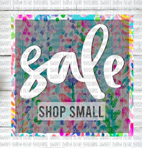 Sale- Shop small- Interactive post- PNG file- Digital Download