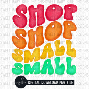 Shop small - 2022 - PNG file- Digital Download