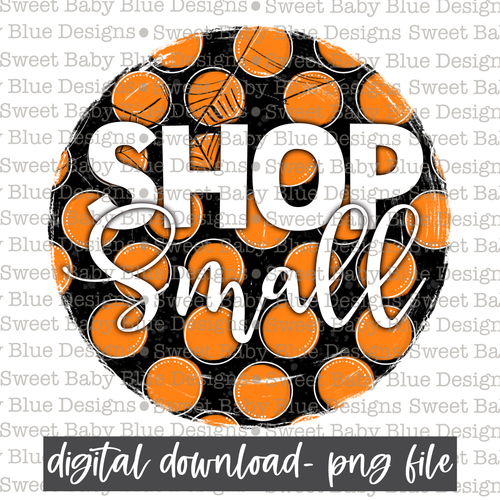 Shop small- Halloween Circle- 2021- PNG file- Digital Download