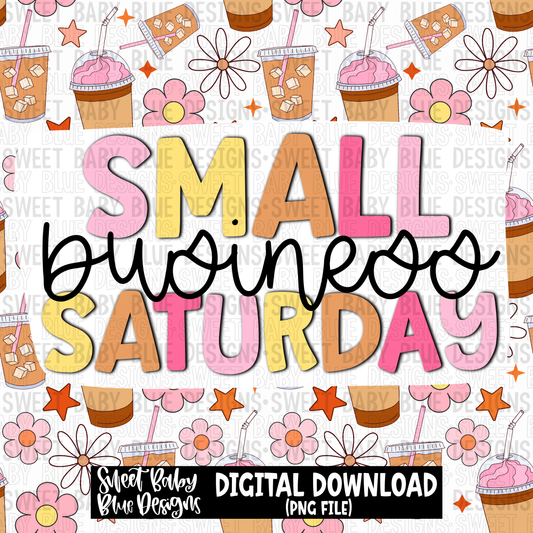 Small business Saturday- Coffee- Interactive post- PNG file- Digital Download