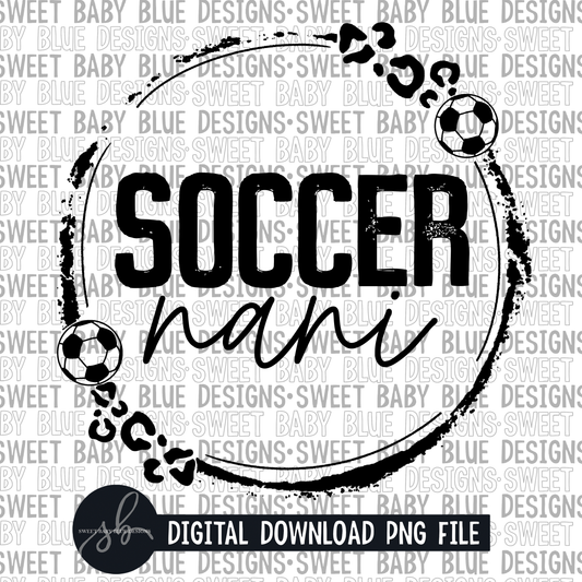 Soccer nani- Single color- 2022 -PNG file- Digital Download