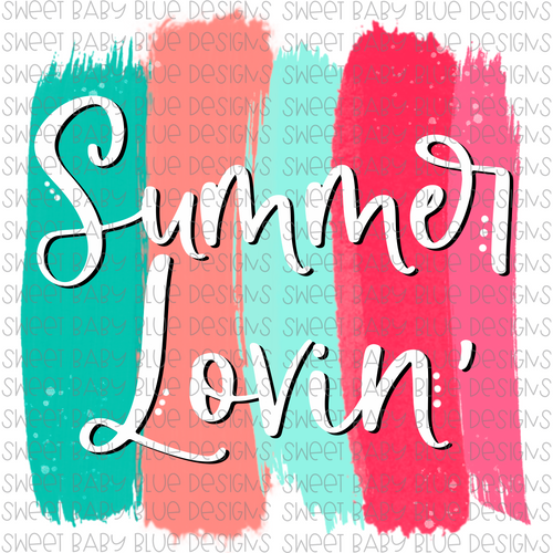 Summer lovin'- PNG file- Digital Download