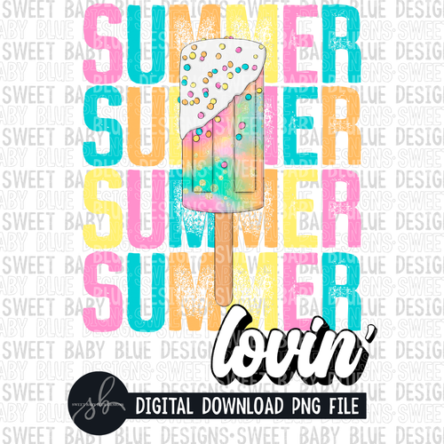 Summer lovin'- Summer- 2022- PNG file- Digital Download