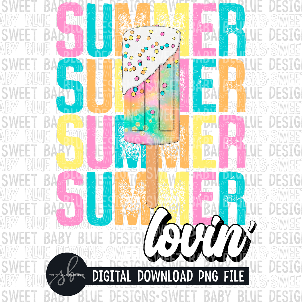 Summer lovin'- Summer- 2022- PNG file- Digital Download