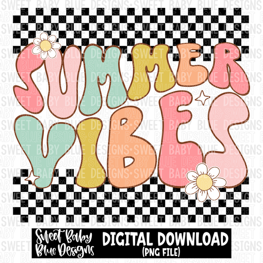 Summer vibes- Summer - 2023- PNG file- Digital Download