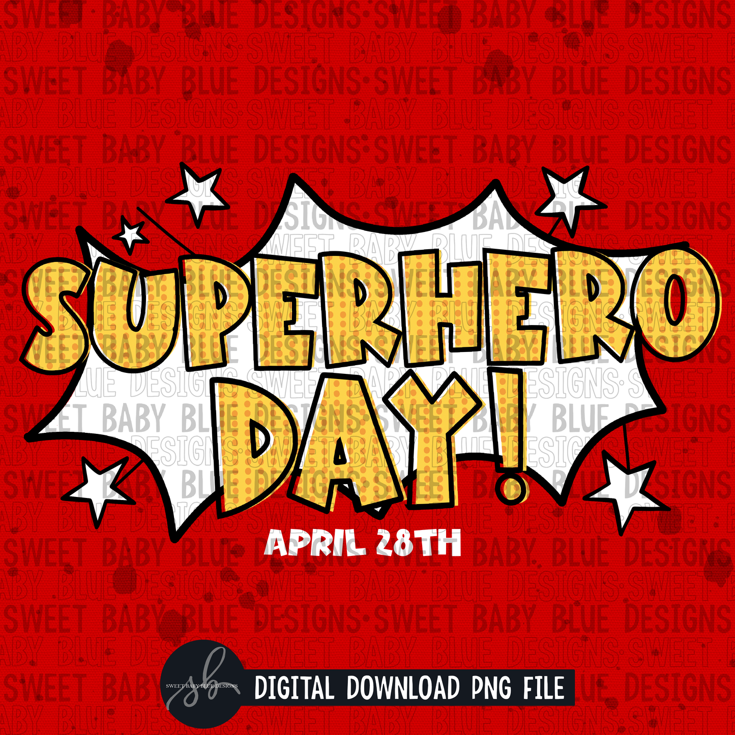 Superhero day- Interactive post- 2022- PNG file- Digital Download