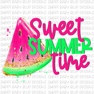 Sweet Summertime- Watermelon- PNG file- Digital Download