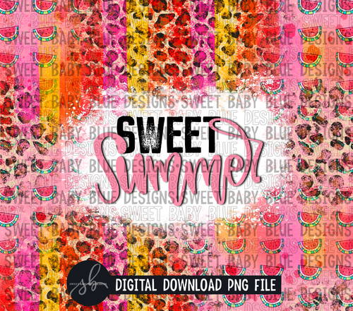 Sweet summer- 20 oz. skinny tumbler- 2022 -PNG file- Digital Download