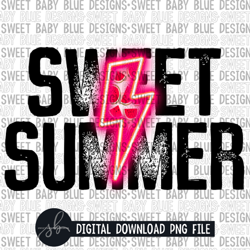 Sweet Summer- Watermelon bolt- 2022 - PNG file- Digital Download