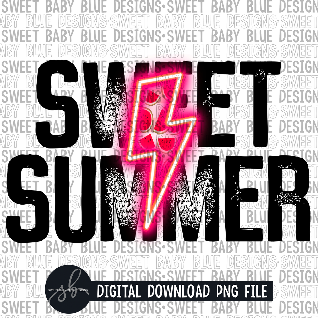 Sweet Summer- Watermelon bolt- 2022 - PNG file- Digital Download