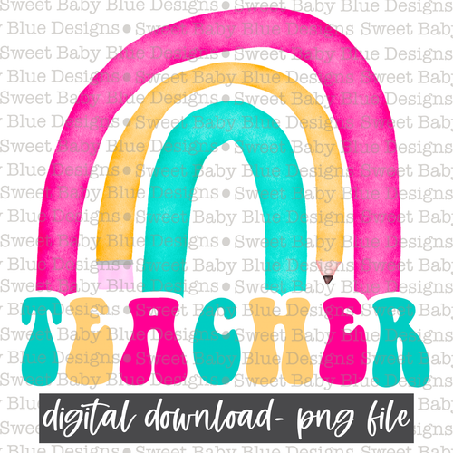 Teacher - School- 2021 - PNG file- Digital Download