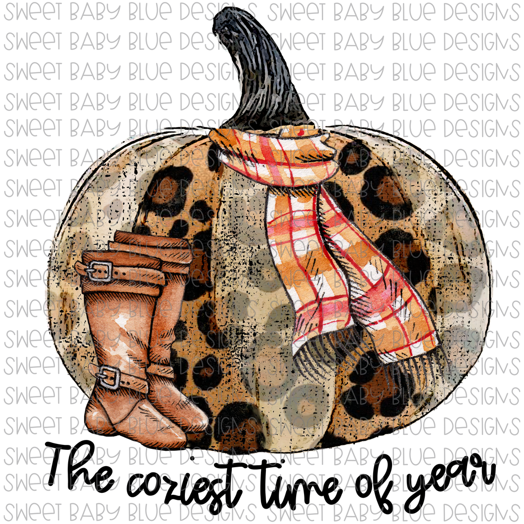 The coziest time of year- Fall- PNG file- Digital Download