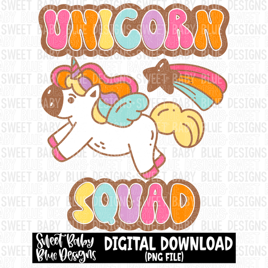 Unicorn squad- 2023 - PNG file- Digital Download