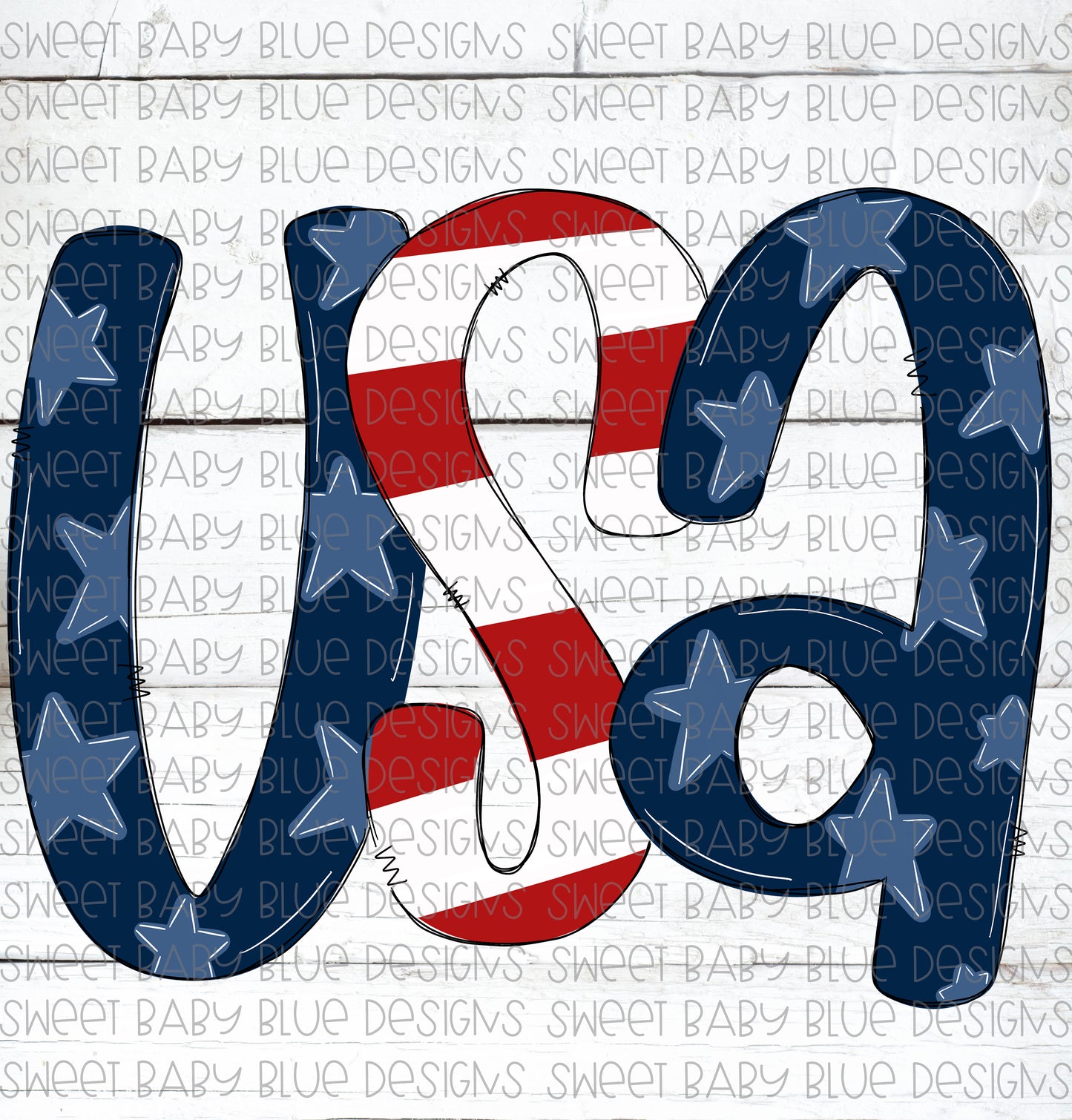 USA- PNG file- Digital Download