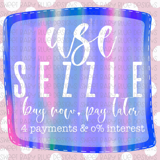 Sezzle- Interactive post- PNG file- Digital Download