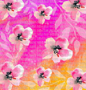 Watercolor Digital Paper- Floral- PNG file- Digital Download