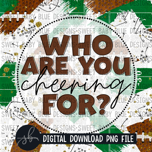 Who are you cheering for- Interactive post- 2022 - PNG file- Digital Download