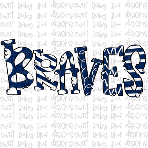 Braves- Baseball- PNG file- Digital Download