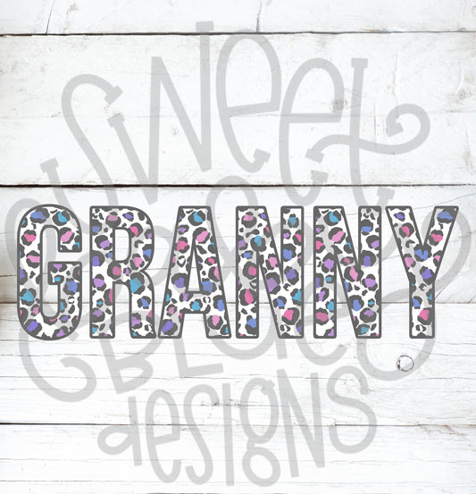 Granny- PNG file- Digital Download