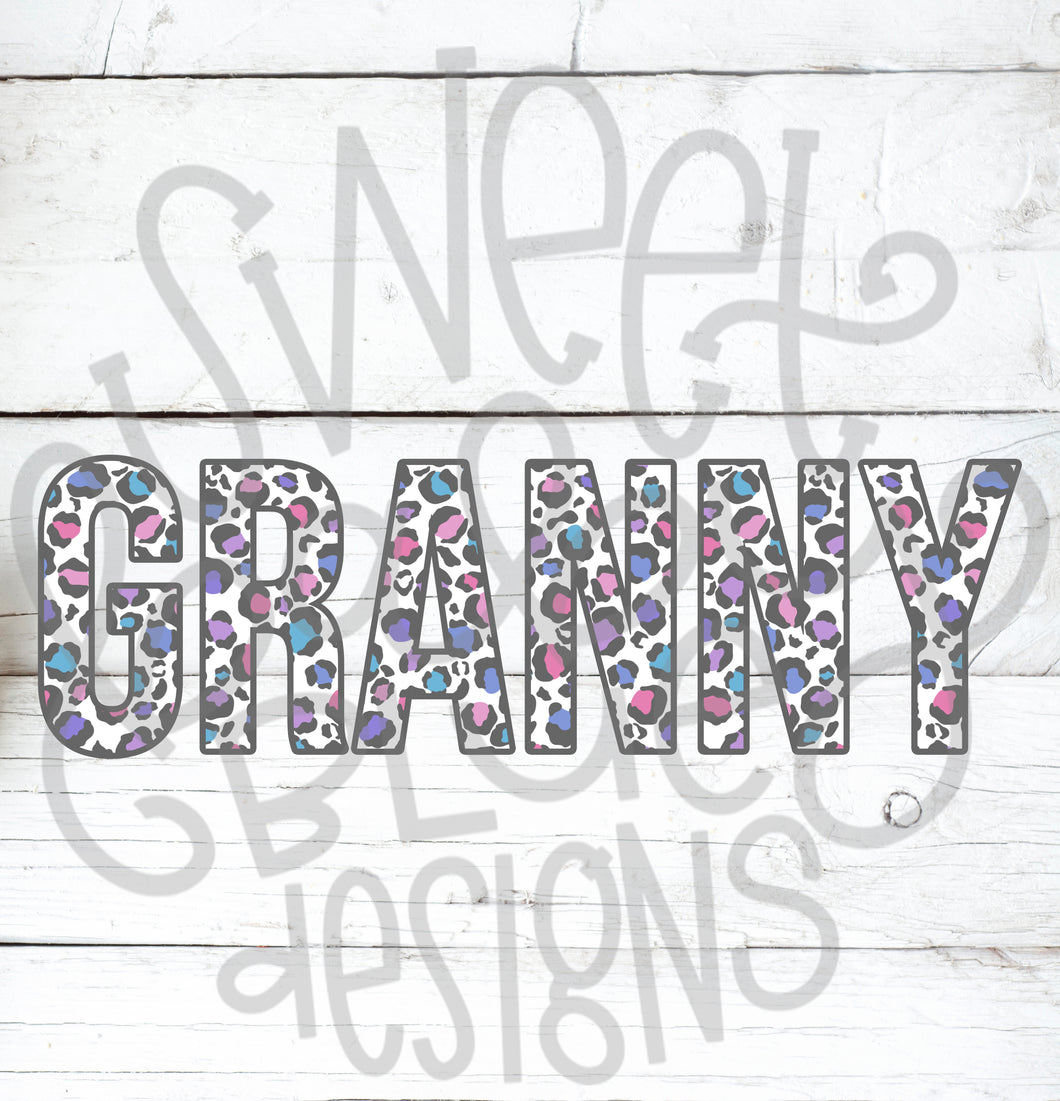 Granny- PNG file- Digital Download