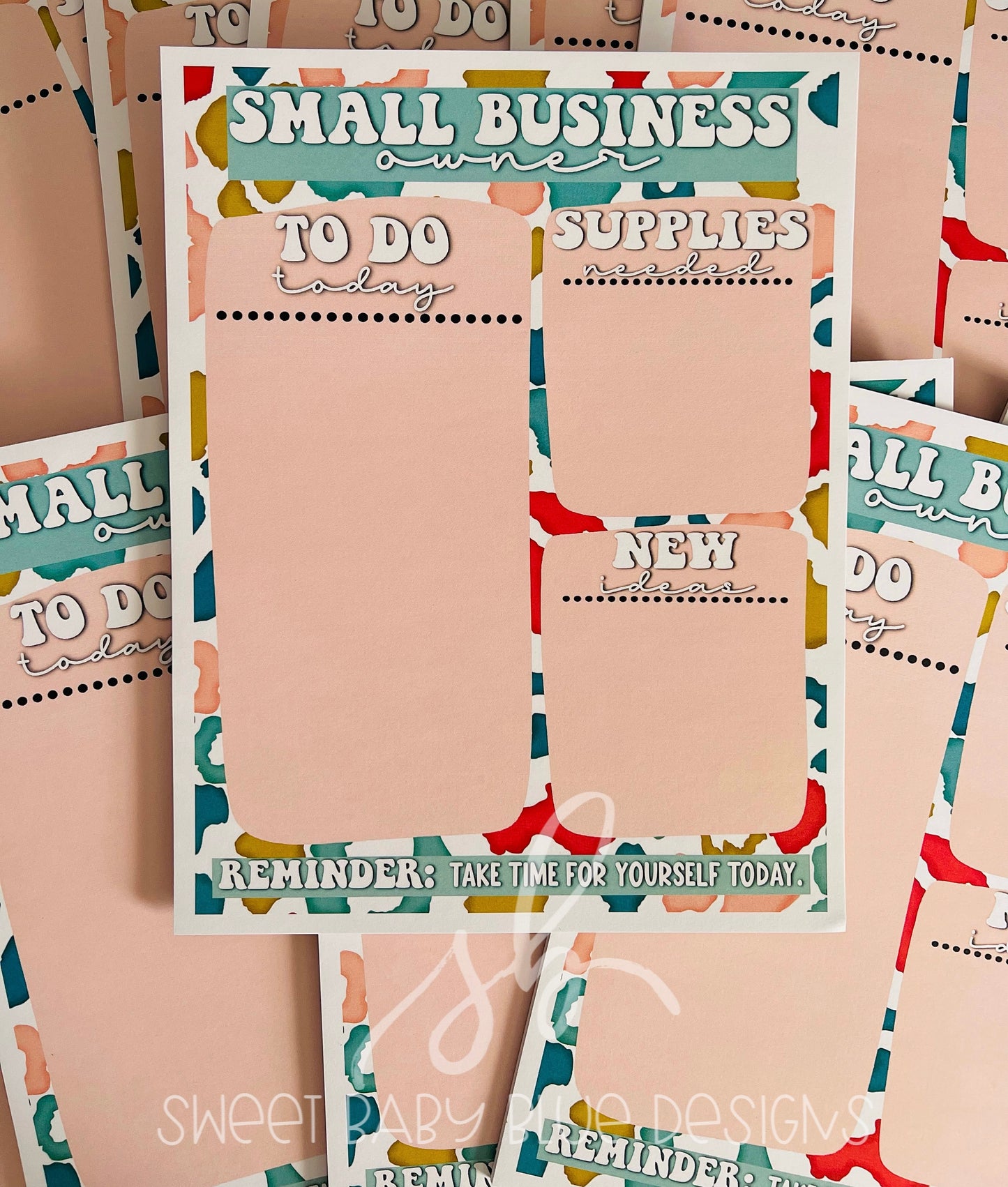 Leopard small business owner stationery