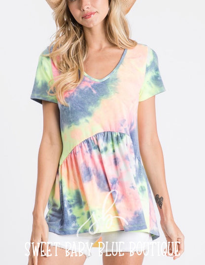 Tie-Dye Short Sleeve