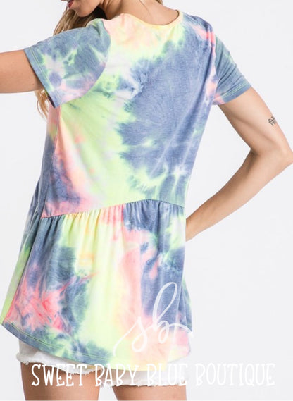 Tie-Dye Short Sleeve
