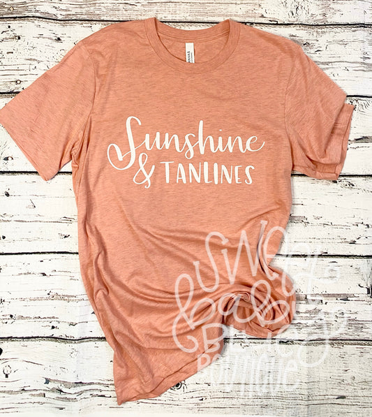 Sunshine and tan lines Short Sleeve Shirt