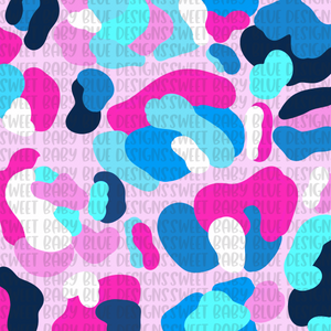Leopard Digital Paper- Colorful purple - PNG file- Digital Download