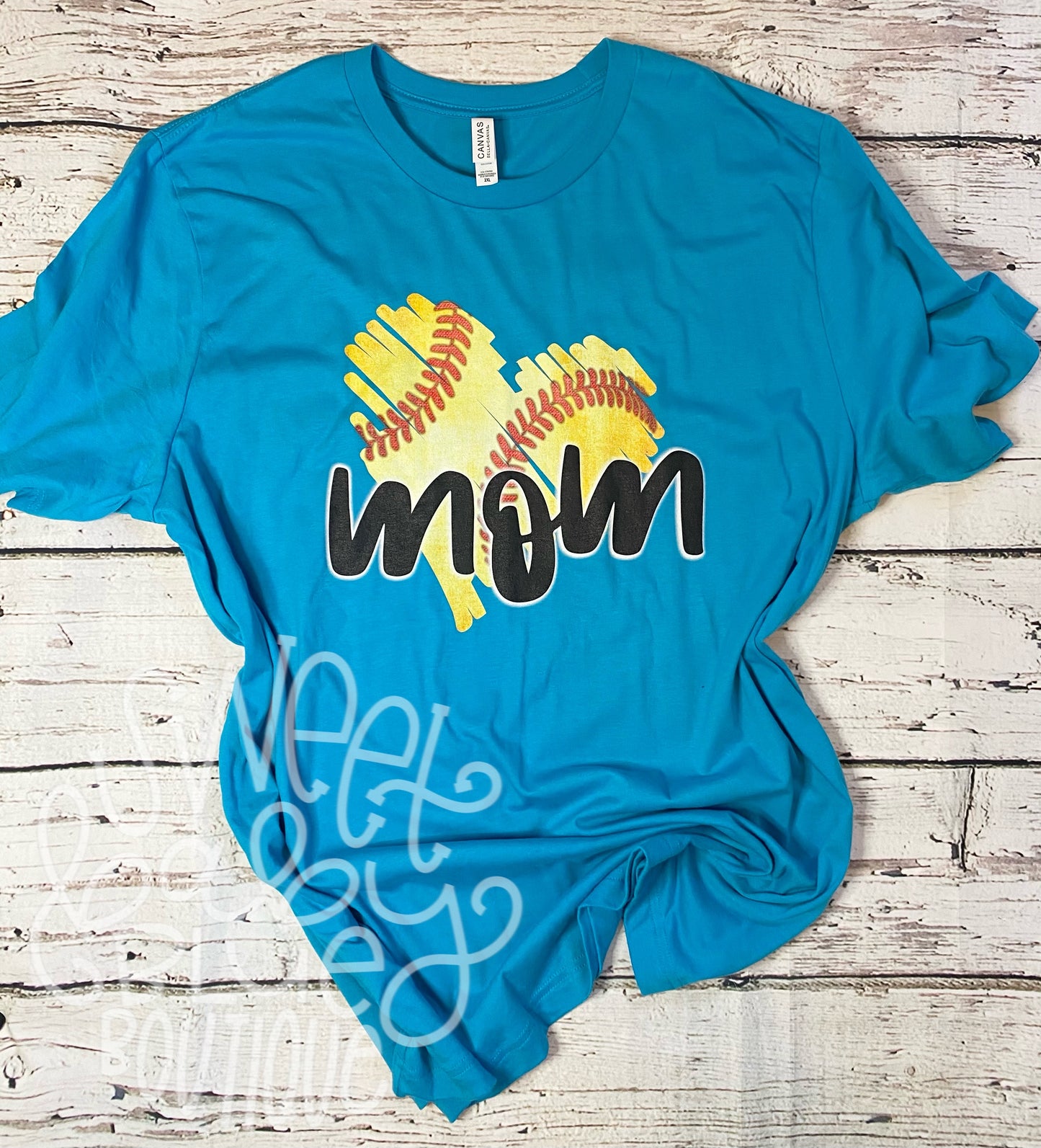 Softball mom Short Sleeve Shirt