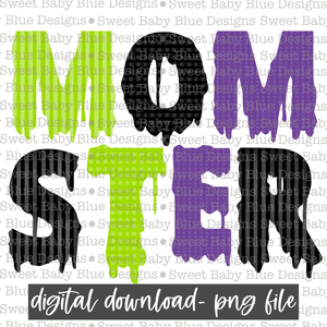 Momster- Halloween- 2021- PNG file- Digital Download