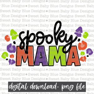 Spooky mama- Leopard- Halloween- 2021- PNG file- Digital Download