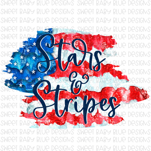Stars and stripes- Flag- PNG file- Digital Download